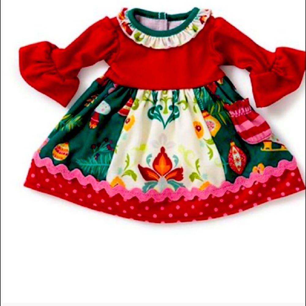 Matilda Jane Little Holly Doll Dress
